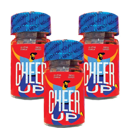 Cheer Up Original Sleep Walker Formula - 3 bottles with 60 capsules for mood enhancement and focus support.