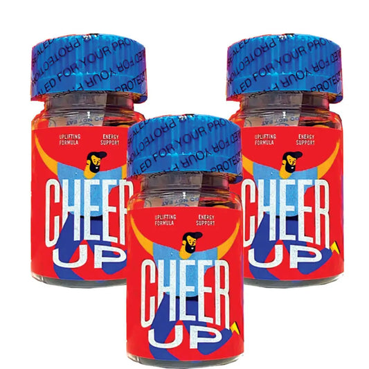 Cheer Up Original Sleep Walker Formula - 3 bottles with 60 capsules for mood enhancement and focus support.