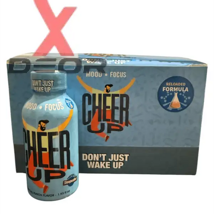 Cheerup Shots Pre-Workout 2oz Original Sleep Walker Formula - 6 Pack.