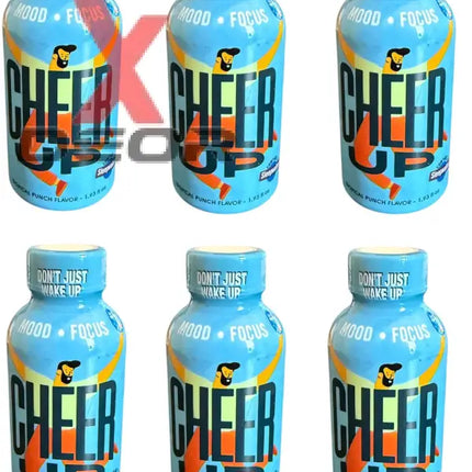 Cheerup Shots Pre-Workout 2oz Original Sleep Walker Formula - 6 Pack.