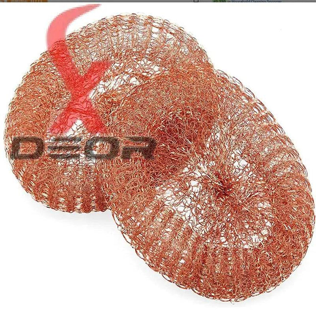 Chore Boy 100% Pure Copper Scrubbers – 10 Pack Scrubbing Pads for Pots & Pans - XDeor
