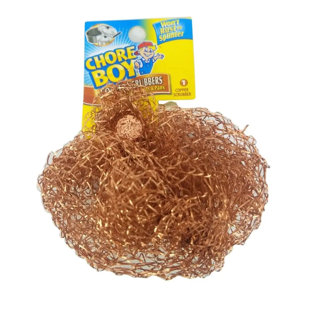 Chore Boy Copper Scrubber 100% Pure Copper Scrubbers New Steel Wool Scouring Pad