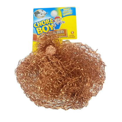 Chore Boy Copper Scrubber 100% Pure Copper Scrubbers New Steel Wool Scouring Pad