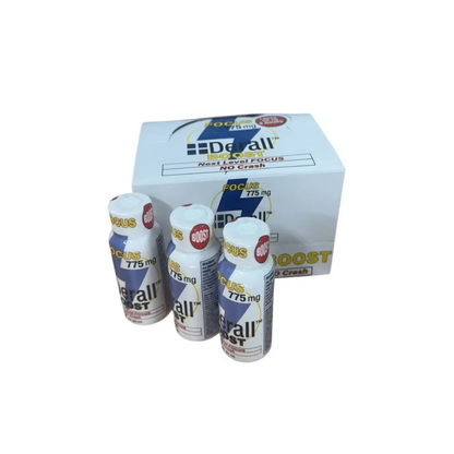 Derall Boost Focus 775mg Energy Concentration 2oz Shots - 6 Bottles