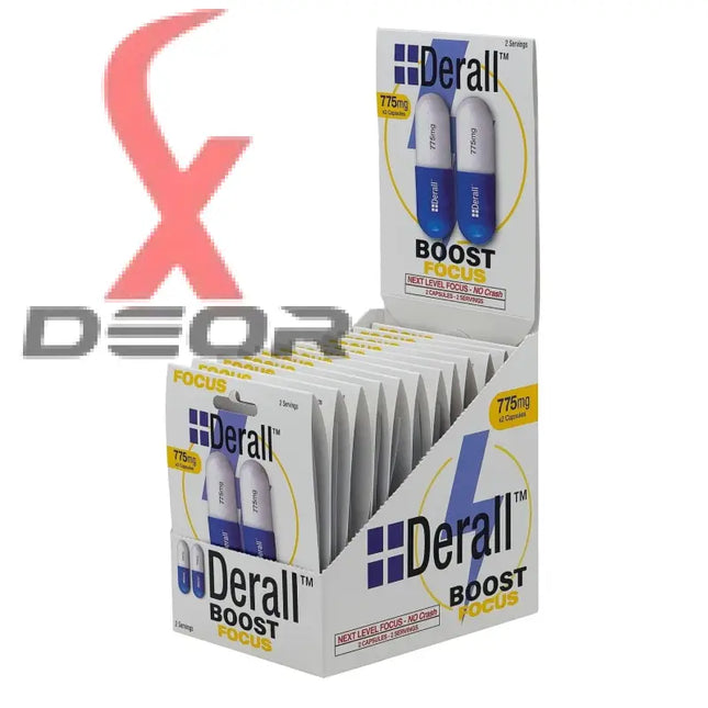 Derall Boost Focus 775mg Energy Concentration 3 Pack