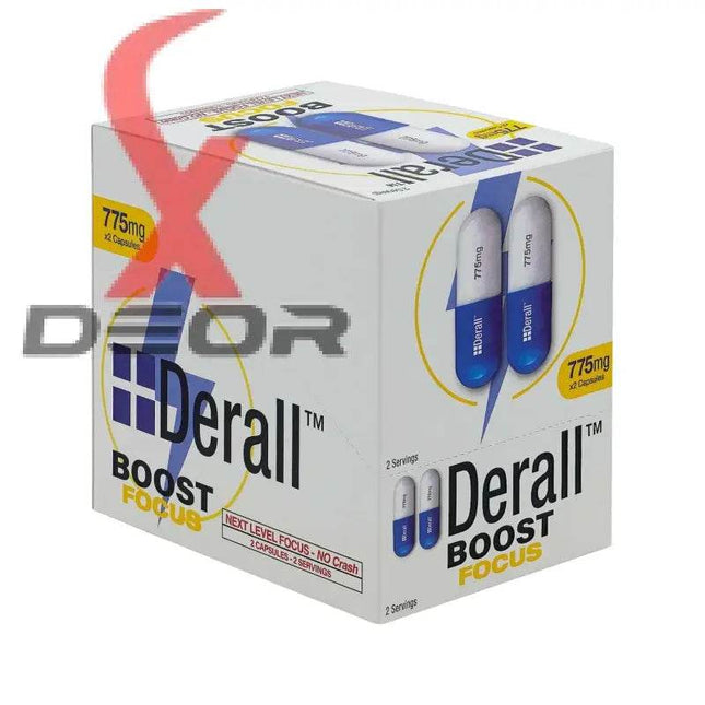 Derall Boost Next Level FOCUS 775mg No CRASH – 12 Pack Full Box - XDeor