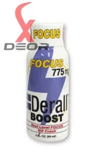 Derall Boost Next Level FOCUS 2oz Shots – 6 Bottle Box | NO Crash - XDeor