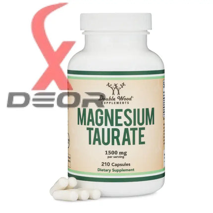 Magnesium Taurate 1500mg – Cardiovascular & Heart Health Support – 210 Capsules.