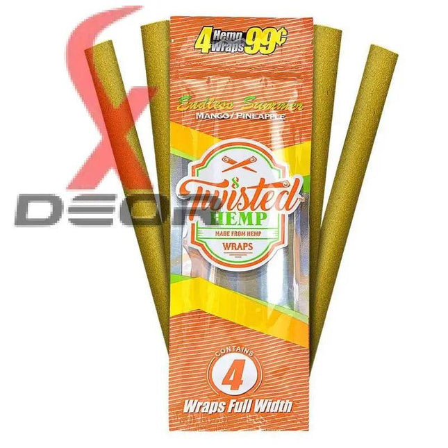Endless Summer 60 High Quality Twisted Hemp Rolling Papers 15pack - XDeor