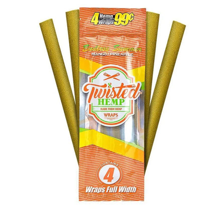 Endless Summer 60 High Quality Twisted Hemp Rolling Papers 15pack