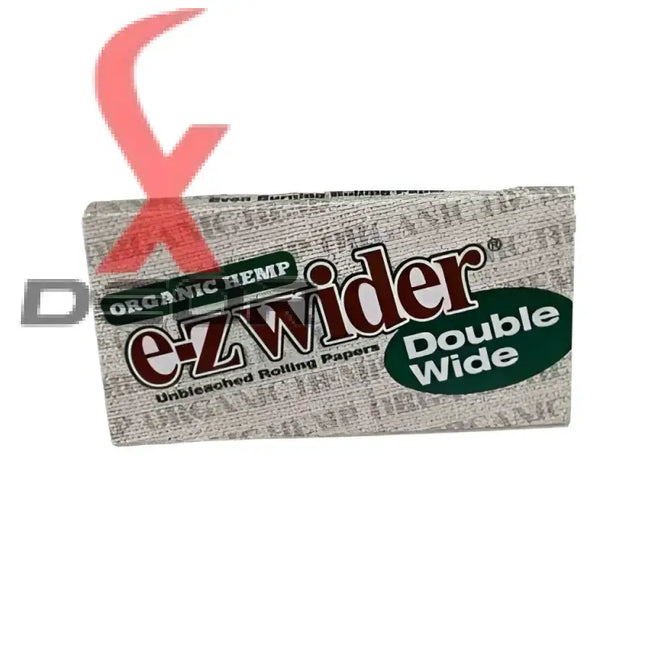 EZ Wider Organic Hemp Rolling Papers – Double Wide Size | Full Box (24 Booklets).