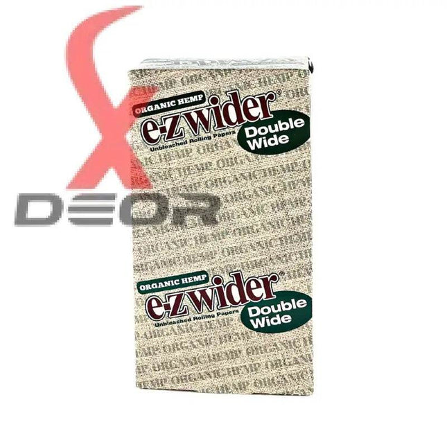 EZ Wider Organic Hemp Rolling Papers – Double Wide Size | Full Box (24 Booklets) - XDeor