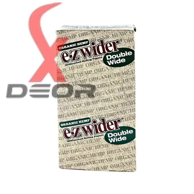 EZ Wider Organic Hemp Rolling Papers – Double Wide Size | Full Box (24 Booklets).