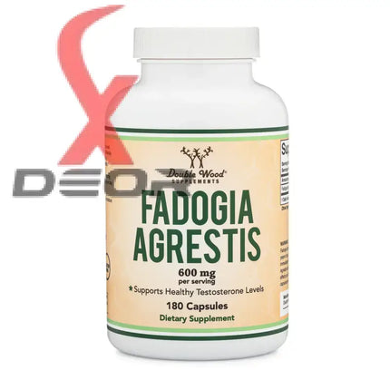 Fadogia Agrestis 600mg – Natural Testosterone & Performance Support (180 Capsules) - Dietary Supplement