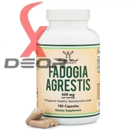 Fadogia Agrestis 600mg – Natural Testosterone & Performance Support (180 Capsules) - Dietary Supplement