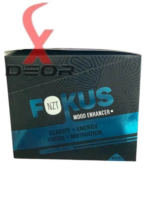 FOKUS NZT Mood Enhancer 4 Capsules – Clarity, Energy, Focus, Motivation (12 CT Full Box)