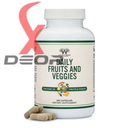 Fruits & Vegetables Supplement – 1,500mg Daily Blend of 49 Fruits & Veggies – 100 Capsules.