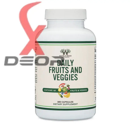 Fruits & Vegetables Supplement – 1,500mg Daily Blend of 49 Fruits & Veggies – 100 Capsules.