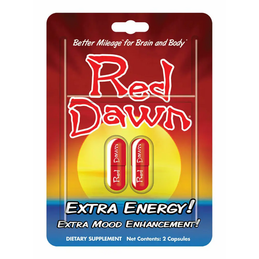 Full Box 12x Red Dawn Go The Extra Mile Extra Energy Capsule (24 Capsules) - Dietary Supplement