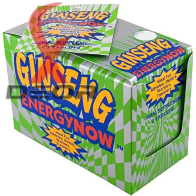 Ginseng Energy Now – Herbal Supplement – 24 Packs (3 Capsules Each) - XDeor