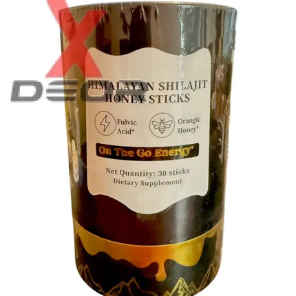 Himalayan Shilajit Honey Energy Stick – Natural Vitality & Wellness Support 30 Sticks.