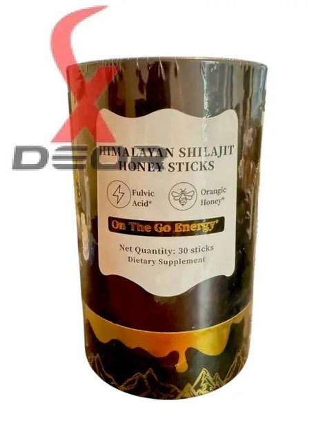 Himalayan Shilajit Honey Energy Stick – Natural Vitality & Wellness Support 30 Sticks - XDeor