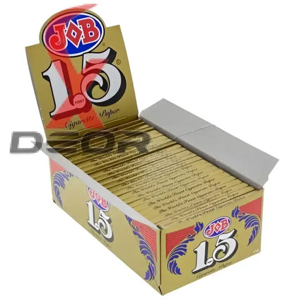 JOB 1.5 1 1/2 Gold Rolling Paper (Full Box of 24 Booklets) - Free Shipping