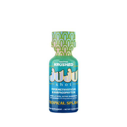 JUJU Tropical Splash – Kava & Devil’s Claw Liquid, 15mL (12-Bottle Box, 225mg Each)
