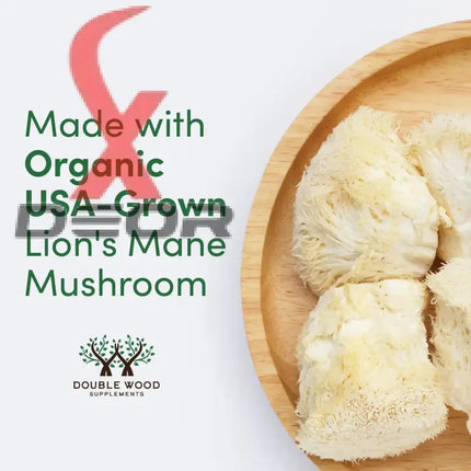Lion’s Mane Mushroom Capsules – Brain, Nerve & Immune Support – 120 Capsules.