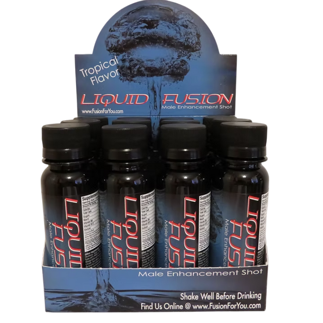 Liquid Fusion 3oz Energy Blend – 12 Bottle Display Box | Vitamin & Fruit Extract Formula