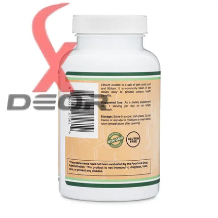 Lithium Orotate 5mg – Mood & Sleep Support Supplement – 210 Capsules.