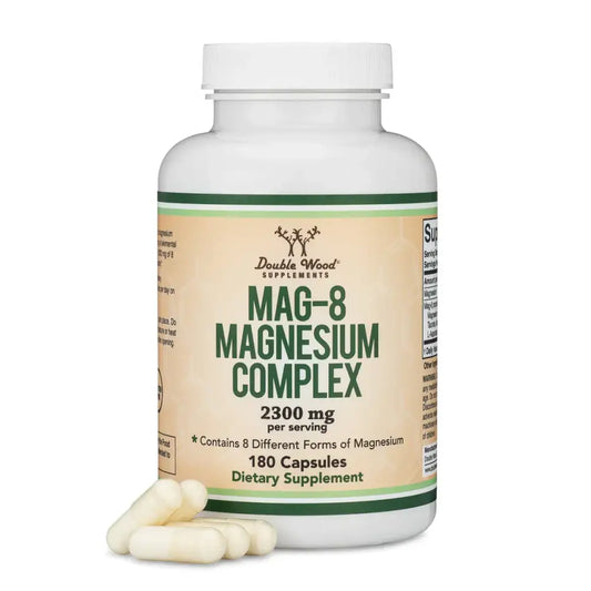 MAG-8 Magnesium Complex – 8 Forms of Magnesium for Optimal Health (100 Capsules) - Dietary Supplement