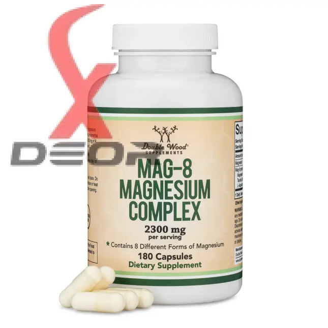 MAG-8 Magnesium Complex – 8 Forms of Magnesium for Optimal Health (100 Capsules) - Dietary Supplement
