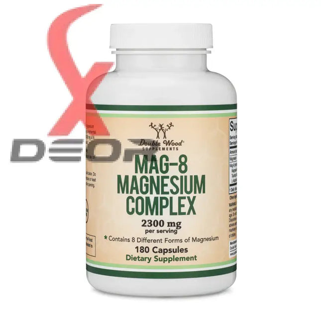 MAG-8 Magnesium Complex – 8 Forms of Magnesium for Optimal Health (100 Capsules) - Dietary Supplement