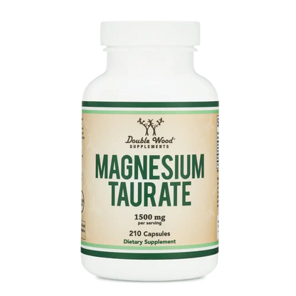 Magnesium Taurate – Supports Cardiovascular & Overall Health (120 Capsules) - Dietary Supplement
