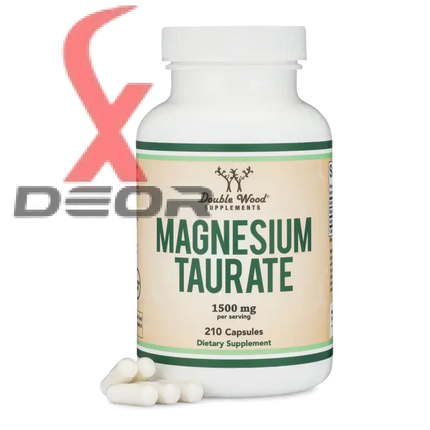 Magnesium Taurate – Supports Cardiovascular & Overall Health – 120 Capsules.