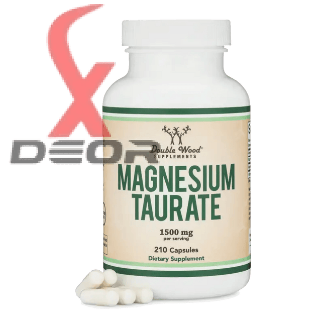 Magnesium Taurate – Supports Cardiovascular & Overall Health – 120 Capsules - XDeor
