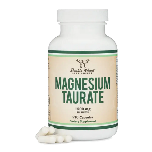 Magnesium Taurate – Supports Cardiovascular & Overall Health (120 Capsules) - Dietary Supplement