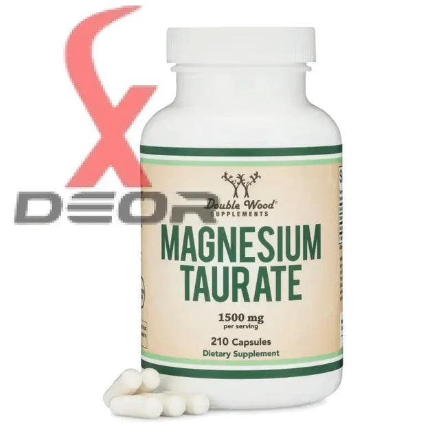 Magnesium Taurate – Supports Cardiovascular & Overall Health – 120 Capsules - XDeor