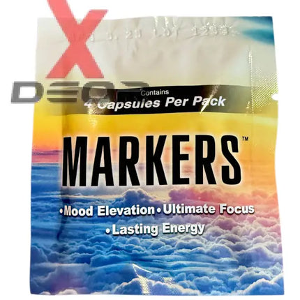 Markers "Leave Yours" – Mood, Focus & Energy Capsules (12 Pack).