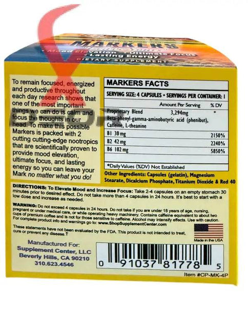 Markers – Leave Yours Mood, Focus & Energy – 2 Boxes (24 Packs Total) - XDeor