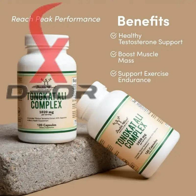 Men's Health Supplement Tongkat Ali Complex 1020mg 120 Capsule - XDeor