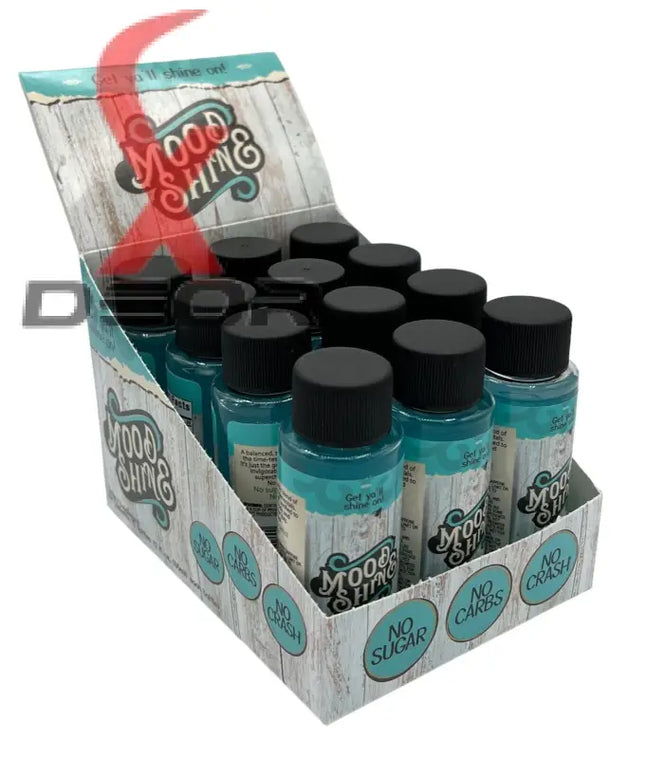 Mood & Shine 2oz Shot – No Sugar, No Carb, No Crash – Super Charge Day – 6 Bottles.