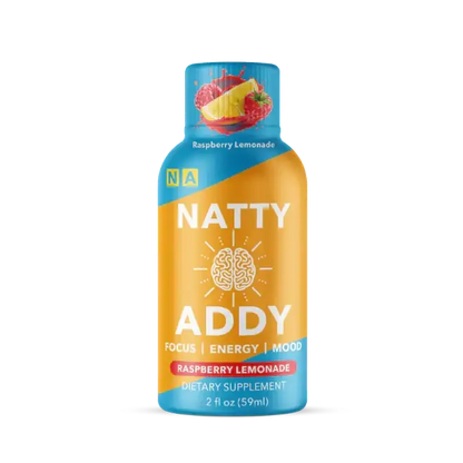 Natty Addy 2oz Energy Shots – Fast-Acting Focus & Performance Boost - 6 Pack - Dietary Supplement