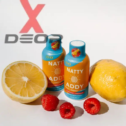 Natty Addy 2oz Energy Shots – Fast-Acting Focus & Performance Boost - Full Box.