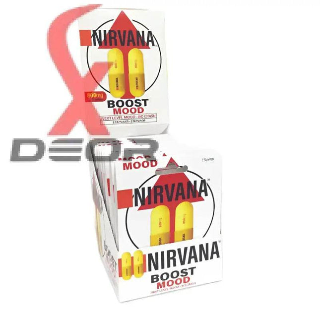Nirvana Boost Next Level MOOD 800mg – 2 Boxes (24 Blisters, 48 Capsules Total) | NO Crash - XDeor