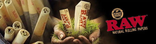 Rolling papers and pre-rolled cones.