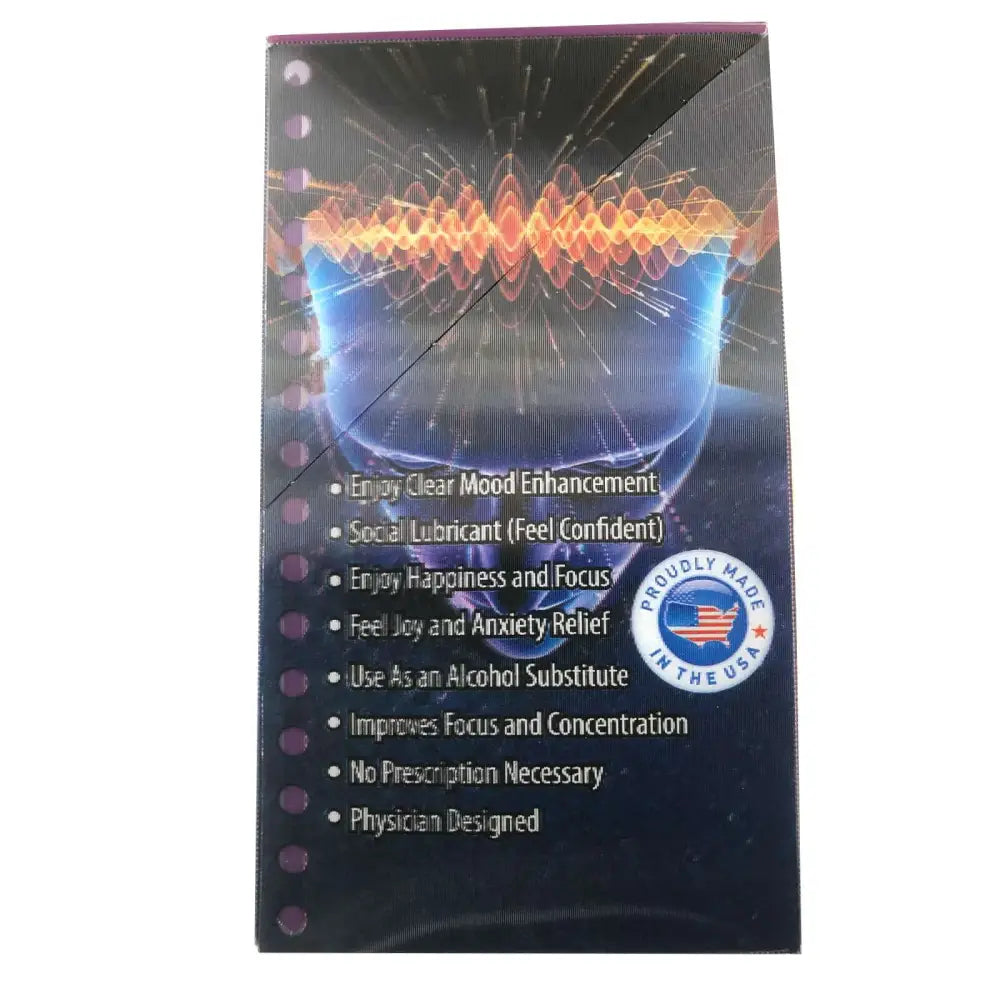 Purple Magic Focus Mood Enhancement Full Box 12 Card 24 Capsule - Dietary Supplement