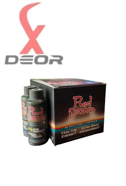 Red Dawn Black Label Formula 2oz 4 Serving Per Bottle Shot Full Box - XDeor