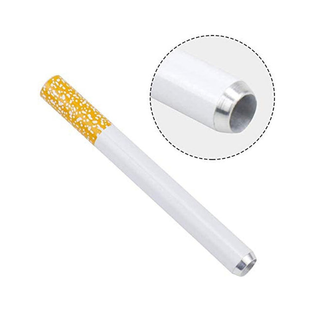 One Hitter Metal Pipe – Tobacco Cigarette Design | Pinch Hitter Pipe 10 Pack